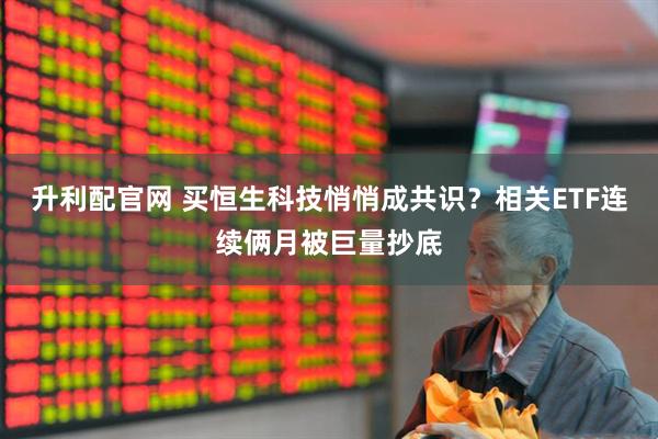 升利配官网 买恒生科技悄悄成共识？相关ETF连续俩月被巨量抄底